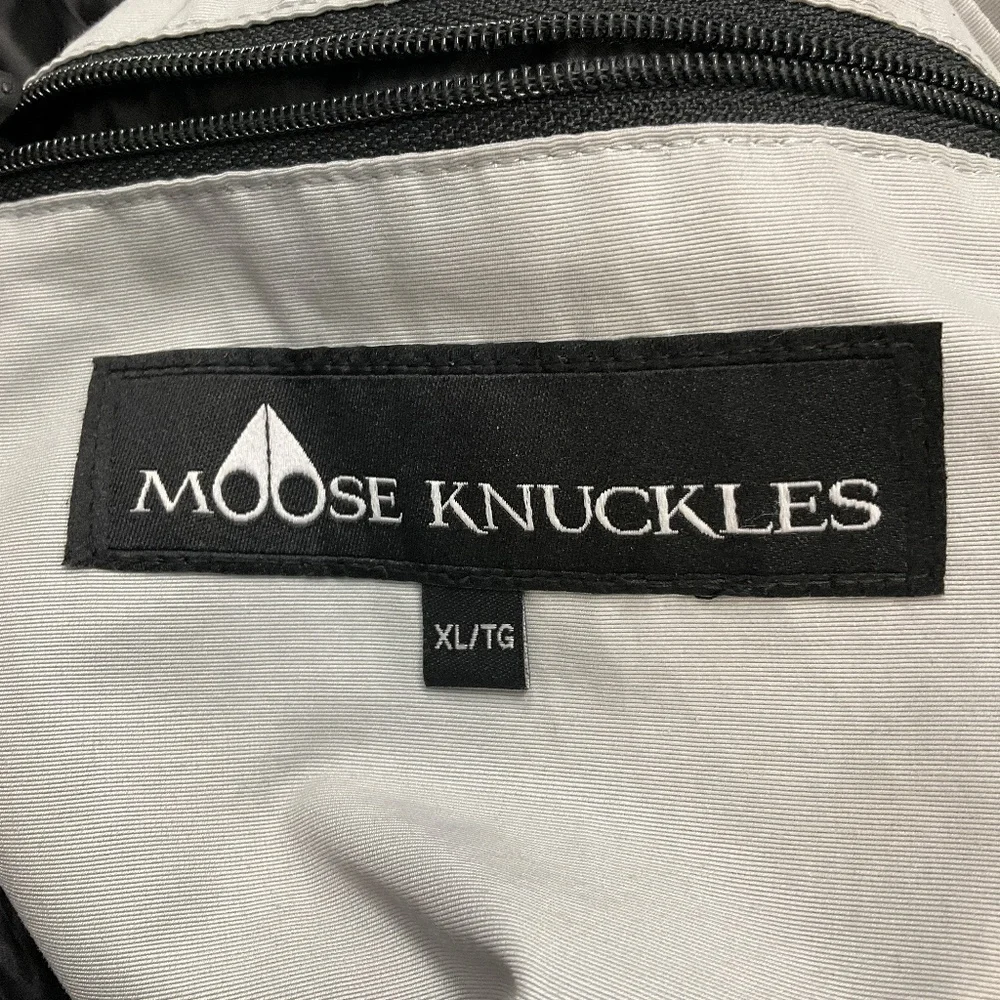 Moose Knuckles Light Grey Cloud 9 Down Puffer Parka Coat with Belt - Picture 4 of 8